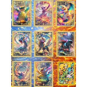 Cartes Métalliques PY, Cartes <span class=keywords><strong>Poki</strong></span>, Fournisseur en Gros, Collection Pika-chuu de Haute Qualité, Fan Art, Jeu de Société Personnalisé, Boîte Mystère Limitée, Comic - Product Image 6