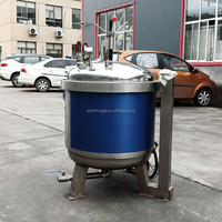 Grand cuiseur à confiture de houmous de 300 litres avec agitateur autocuiseur commercial
