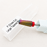 Nouvelle fraise conique en carbure doré Easy Nail pour manucure, outil de dépose de gel et acrylique, accessoires pour perceuse à ongles