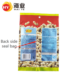 Custom Food Grade Eco Friendly Back Seal Peanut Packing Bag Heat Seal Nuts Packaging Snack Bag - Product Image 6