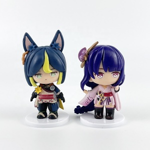 หุ่นจำลองแอคชั่นทำจาก PVC อะนิเมะ6ชิ้น/เซ็ต, ตุ๊กตาอะนิเมะเรื่อง Genshin impact kanyu plenilune Gaze - Product Image 4