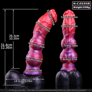 New Fantasy Dog Inspired Suction Cup <b>Dildo</b> Soft Skin Friendly Safe Material <b>Realistic</b> Feel Adult Pleasure Toy 18+ - Product Image 6