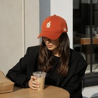 Gorra de Béisbol Premium 100% Algodón, Logotipo Bordado en 3D Personalizado, Gorra Naranja Estilo Dad Hat, 6 Paneles, Visera Curva, Cierre a Presión, Proveedor Mayorista