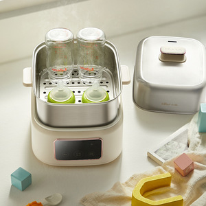 Cuiseur vapeur électrique Little Bear ZDQ-C06H1 à deux niveaux en acier inoxydable avec minuteur, pour la préparation de repas pour bébés et la cuisson de ragoûts domestiques - Product Image 2