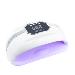 Lampe UV à 48 LED pour ongles, design diamant, séchage rapide du vernis gel, sécheuse pour manucure professionnelle - Product Image 1