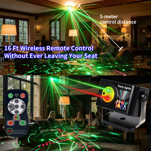 2 Unidades de Mini Discoteca 120 en 1 con Control Remoto, Modos Automáticos Activados por Sonido, Proyección Láser RGB, Batería de Iones de Litio, para Fiestas, Escenarios y Hogar - Product Image 4