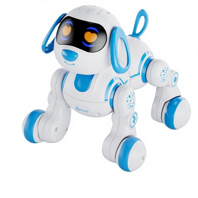 Contixo R3 Robot Dog Kids Toy Remote Control Interactive Smart Dancing Toy for Boys Girls Toddler Age 3-12 Years Blue Birthday