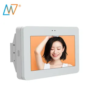 touchscreen 43inch outdoor wall mounted lcd wifi based advertising display solar kiosk 1500 cd/m