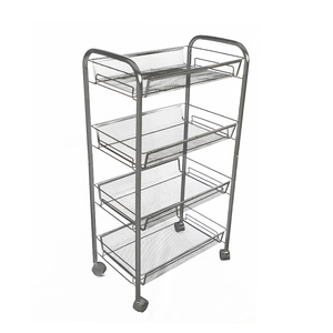 ตะกร้าเก็บของใช้ในครัว,รถเข็นเก็บของจำเป็นในชีวิตประจำวัน - Product Image 2