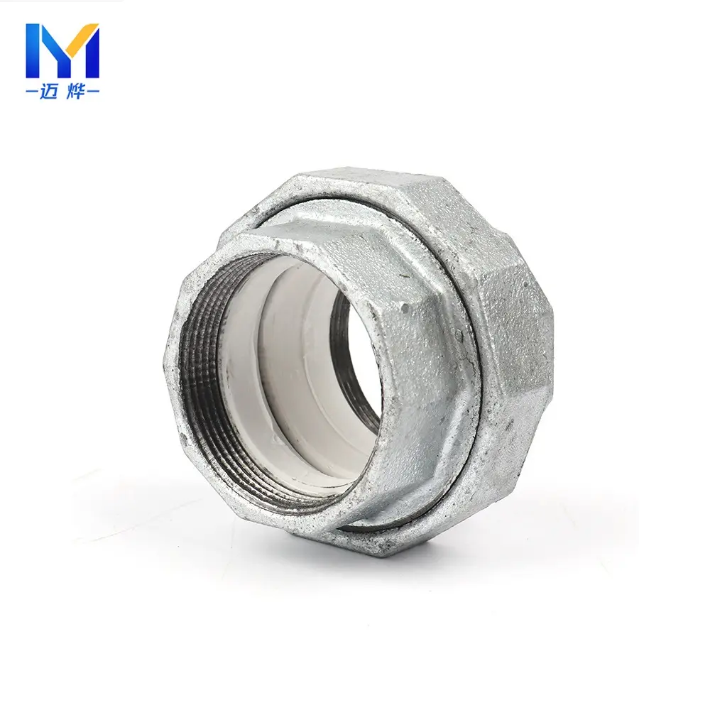 Wholesale Galvanized Iron Steel Threaded Malleable Dn 32 Union Pipe Fitting
