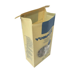 Paquets de <span class=keywords><strong>micro</strong></span>-ondes sulfurisés d'approvisionnement d'usine sacs en papier popcorn puce avec fenêtre - Product Image 2