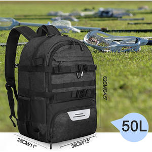 Mochila de Lacrosse con Compartimento Independiente para Zapatos, Mochila de Béisbol de Doble Asa, Bolsa Larga para Equipo de Hockey para Deportes de Raqueta - Product Image 2