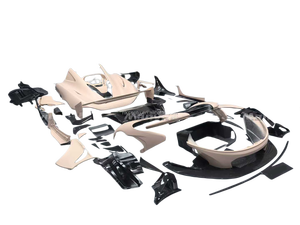 ชุดแต่งคาร์บอนไฟเบอร์ 720s สำหรับอัพเกรดสไตล์ GTR สปอยเลอร์กันชนหน้า/หลัง แบบติดตั้งเอง สีดำคาร์บอน 100%  ใช้ได้กับรุ่นใหม่ - Product Image 2