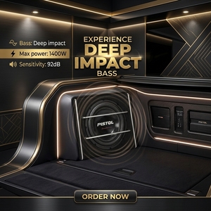 <span class=keywords><strong>Subwoofer</strong></span> de 12 pouces 1400W à basses fréquences profondes et haute puissance dans une boîte avec amplificateur pour système audio de voiture - Product Image 1