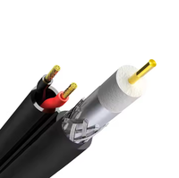 Vente en gros de la veste en PVC vert 3 cœurs Maroc Algérie câble standard 2c caméra de vidéosurveillance KX6 KX7 câble coaxial pour CATV/CCTV