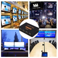 Répartiteur Vidéo HDMI Haute Vitesse Ultra HD 4Kx2K 4 Ports 1x4 4K30Hz HDMI V1.4, 1 Entrée 4 Sorties 4K 3D 1080P