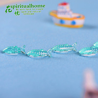 Chunjun petit requin tacheté de bonne qualité décor de micro-paysage en résine de style méditerranéen
