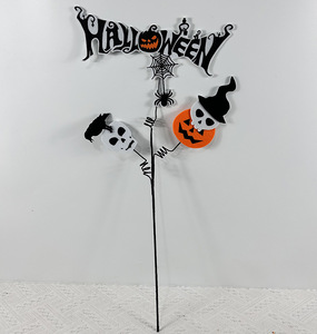 <span class=keywords><strong>Halloween</strong></span> Citrouille Chauve-Souris Bonbons Maïs <span class=keywords><strong>Porte</strong></span> Suspendue Signe Feutre Fête Décoration Murale pour Intérieur et Extérieur Idée Cadeau - Product Image 4