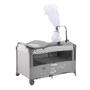 Cuna Portátil Plegable 3 en 1 con Ruedas, Convertible en Cuna Colecho, Cama Multifuncional para Bebés Recién Nacidos - Product Image 1