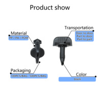 Clips de fixation en nylon de haute qualité pour carrosserie automobile, compatibles avec Mercedes-Benz, pour pare-brise, réservoir de lave-glace, garniture de phare, panneau de garniture.