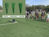 Gazon synthétique, tapis d'herbe artificielle, revêtement de sol sportif durable pour aménagement paysager, terrain de football, jardin