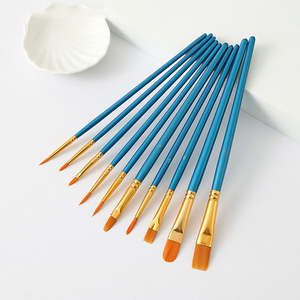 Juego de Pinceles de Arte con Logotipo Personalizado, Pinceles Redondos con Punta Puntiaguda, Pinceles de Pelo de Nailon para Artistas - Product Image 5