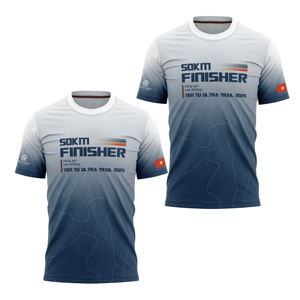 T-shirt de course personnalisé pour le sport, matière 95% coton 5% élasthanne, vente en gros, fabrication au Vietnam - Product Image 1