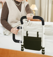 Barre d'appui sous matelas en acier usiné avec poignée antidérapante pour la sécurité des personnes âgées dans la chambre