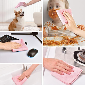 Washable <strong>Kitchen</strong> Professional Cleaning Cloths Washable Lazy <strong>Kitchen</strong> Nonstick Wiping Rags Cleaning Cloth Microfiber Micro Fiber - Product Image 4