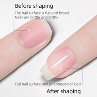 RS Nail Wholesale Reinforcement Gel Polish Strong Adhesion Anti-Lifting 28 Days Long Professional Shaping Hard Nail Gel Builder