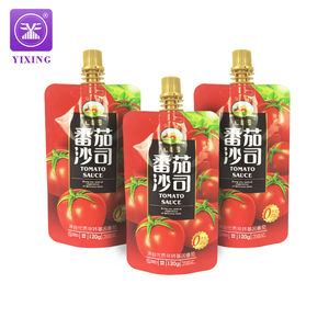 Bolsa de Papel de Aluminio para Alimentos, Resistente a Altas Temperaturas, con Boquilla Vertical para Salsa de Tomate - Product Image 4