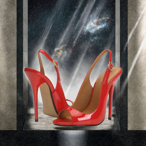 Nuevos Zapatos de Tacón Súper Alto Cuadrado para Discoteca, Moda Sexy, Tacones Finos Góticos, Elegantes, para <span class=keywords><strong>Novia</strong></span>, <span class=keywords><strong>Vestido</strong></span> Completo, Pasarela, PU - Product Image 2