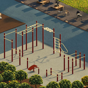 Barras de Acero Multifuncionales para Gimnasio al Aire Libre, para Ejercicios de Calistenia para Adultos en Parques - Product Image 3
