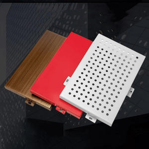 Revêtement <span class=keywords><strong>de</strong></span> colonne avec panneaux en aluminium extérieur simples : Revêtement <span class=keywords><strong>de</strong></span> façade en bois perforé - Product Image 5