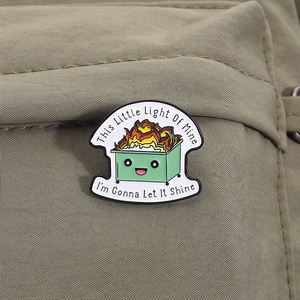 Déjame pensar en este Pin de esmalte, broche divertido para la ansiedad, insignia de solapa, regalo de joyería para amigos, suministro a granel - Product Image 3