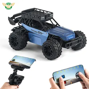 RC Video Diálogo Carro de Alta Velocidade RC Truck 4WD Off Road RC Monster Truck 2.4GHz Racing Car Toy Todo o Terreno Veículo Para Crianças