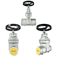 Katup Gerbang Baja Tahan Karat Super Duplex Dn150 8 Inch dengan Dudukan Os&y Beralur, Grosir Pabrik untuk Air