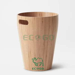 Sinh Thái Đi Tre Bằng Gỗ Tái Chế Bin Rác Lưu Trữ Có Thể Bằng Gỗ Thùng Rác Có Thể Chất Thải Giấy Bin - Product Image 3