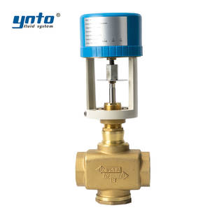 Válvula de Controle Elétrica de Latão para Água de Alta Temperatura com Compensação de Pressão de Fluxo Constante AC220V 1 1/4"-2 1/2" OEM YNTO - Product Image 3