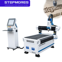 Máquina CNC de 4 Ejes con un Solo Husillo 6012 Pro con Control Syntec y Bomba PLC para Trabajos en Madera, Escultura 3D y Tallado