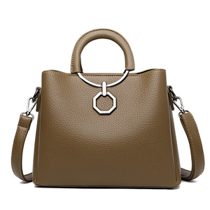 Bolsos de Mano de Moda para Mujer, Nueva Colección, Bolsos Cruzados de Piel Sintética, Estilo Retro, Versátiles, para Mamá - Product Image 1