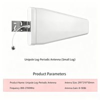 Antenne LPDA extérieure 2G 3G 4G 5G WIFI large bande avec support vertical, antenne Yagi log-périodique, amplificateur de signal