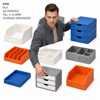 Organizador de Almacenamiento Modular Impreso en 3D con Tecnología FDM, Cajas Apilables de PLA, Organización Personalizada para el Hogar y la Oficina, OEM