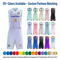Uniforme de Baloncesto Sublimado Personalizado OEM al por Mayor, Uniforme de Baloncesto Transpirable de Malla de Secado Rápido para Equipos Masculinos