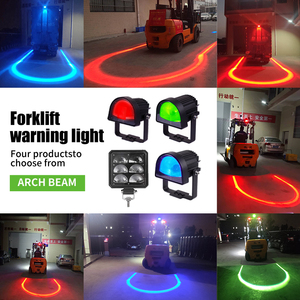 Luz de seguridad portátil para almacén, tipo punto azul, para tractor, accesorios, luz estroboscópica para paletas, luz de área de seguridad, luz de punto azul para tractor portátil E - Product Image 6