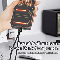 Câble de données portable A170 de 20 cm avec cordon, Type-C, charge rapide 30W, conducteur en cuivre pur, matériau tressé en nylon, pour téléphone portable