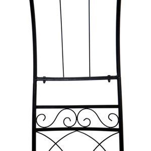 Arche moderne <span class=keywords><strong>en</strong></span> métal noir d'approvisionnement d'usine <span class=keywords><strong>pour</strong></span> le support d'escalade de plante de conception simple de patio de jardin - Product Image 3