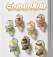 Emmmkun Rush Magnetischer Kühlschrankaufkleber Blind Box Trendige Lustige Baba Hand-Ornamente Puppe