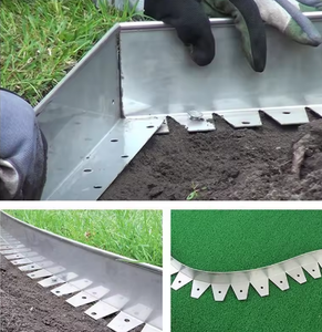 Borde Decorativo de Acero Inoxidable para Jardín, Borde Metálico Flexible para Jardines - Product Image 6