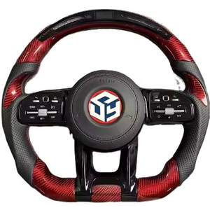 Volant en carbone pour Benz E320 E260 E400 E200 E300 <span class=keywords><strong>E350</strong></span> E43 E63 E53 E500 W205 C63 W213 W212 W204 - Product Image 5